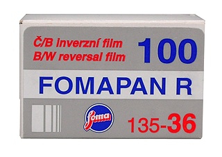 product Foma Fomapan R100 BW Reversal Film 35mm x 36 exp.