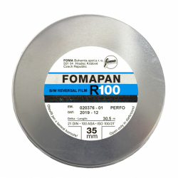 product Foma Fomapan R100 BW Reversal Film 35mm x 100 ft. Bulk Roll