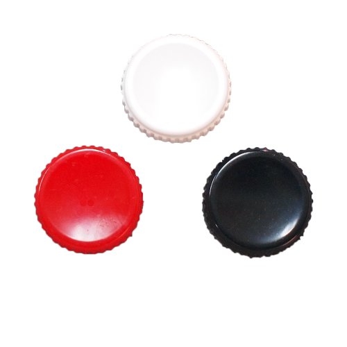 Soft Shutter Release Button Set - Black, Red, & White