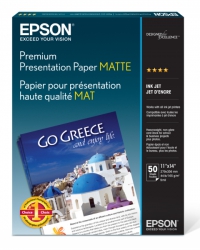 product Epson Premium Presentation Matte Inkjet Paper - 165gsm 11x14/50 Sheets