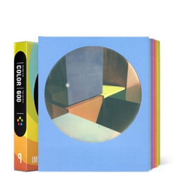 Impossible Instant Color Film 2.0 with Round Multi-Color Frames for Polaroid 600 Type Cameras - 3.5x4.2