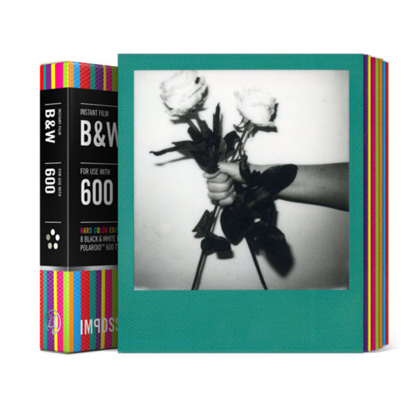 Polaroid 600 White Frame Black & White Instant Film, 8 Exposures