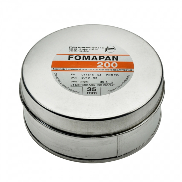 Foma Fomapan 200 ISO 35mm x 100 ft.