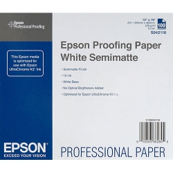 product Epson Proofing White Inkjet Paper - 255gsm 13x19/100 Sheets