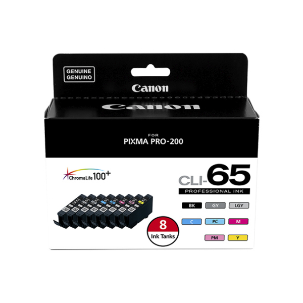 Canon ChromoLife 100+ CLI-65 8-Ink Pack Color Cartridge