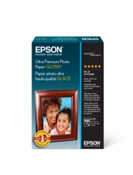 product Epson Ultra Premium Photo Glossy Inkjet Paper - 297gsm 4x6/100 Sheets