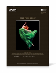 product Epson Cold Press Bright Inkjet Paper - 340gsm 8.5x11/25 Sheets