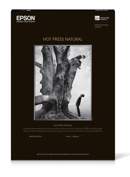 Epson Hot Press Natural Inkjet Paper 17 in. x 50 ft. Roll