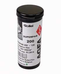 Rollei Superpan 200 ISO 120 size - Single Roll Unboxed