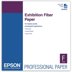 product Epson Exhibition Fiber Inkjet Paper - 325gsm 24x30/25 Sheets