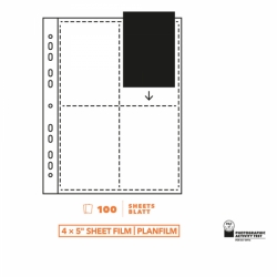 MACO Glassine Negative Sleeve Pages  for 4x5 - 100 pack 