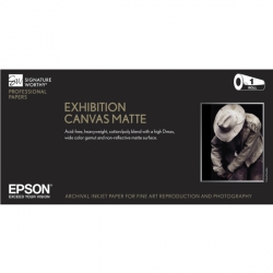 Epson Exhibition Canvas Matte 395gsm Inkjet Paper 24 inch x 40 ft. Roll