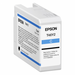 product Epson T46Y UltraChrome PRO10 Cyan Ink Cartridge - 50ml