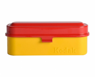 product Kodak Steel 35mm Film Case Red/Yellow - Holds 5 Rolls of Film