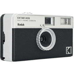 product Kodak Ektar H35 Half Frame 35mm Camera With 22mm Lens F/9.5 and Flash - Black Color