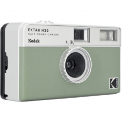 product Kodak Ektar H35 Half Frame 35mm Camera With 22mm Lens F/9.5 and Flash - Sage Color