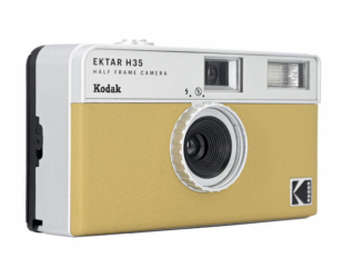 product Kodak Ektar H35 Half Frame 35mm Camera With 22mm Lens F/9.5 and Flash - Sand Color