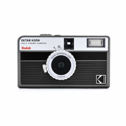 product Kodak Ektar H35N Half Frame 35mm Camera w/ 22mm Lens F/8 and Flash - Black