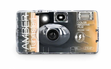 product AMBER Tungsten Disposable Film Camera 800 35mm x 27 exp. With Flash