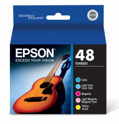 Epson Replacement Multi-Pack Color Cartridges (T48920)  for Stylus R200/R220/R300/R320/R340