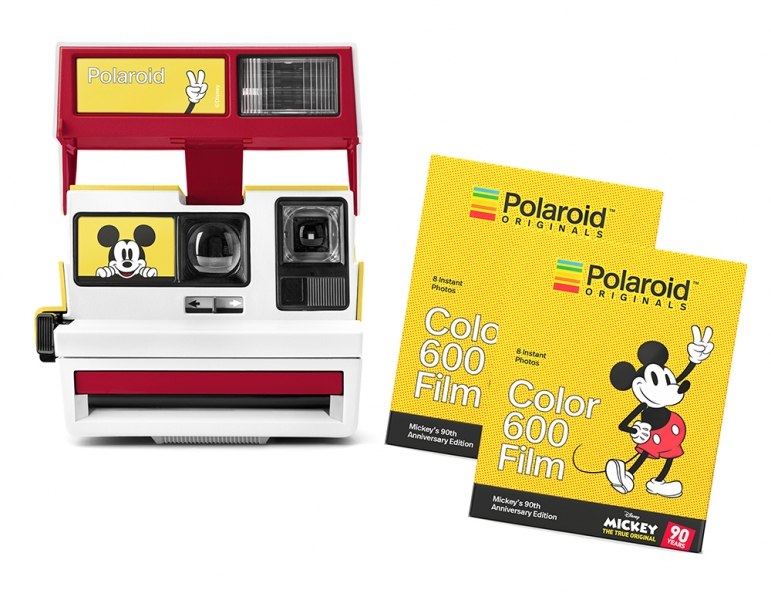 polaroid camera mickey mouse