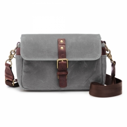 ONA Bowery Canvas Camera Bag and Insert - Smoke Gray 