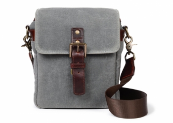 ONA Bond Canvas Camera Bag and Insert - Smoke Gray