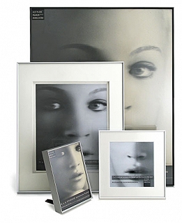 Framatic Fineline 11x14 White Frame with Single 8x10 Mat
