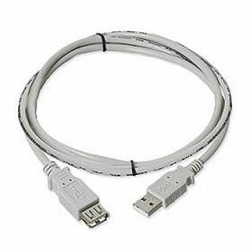 product Ziotek USB 2.0 Extension Cable Type A male to Type A female 3 feet - Beige