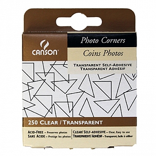 Canson Self-Adhesive Black Photo Corners