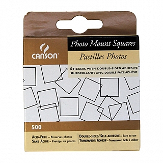 Canson Self Adhesive Photo Mount Squares 1/2