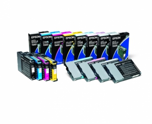 Epson Stylus Pro 4000/7600/9600 UltraChrome Yellow Ink Cartridge (T543400) - 110ml