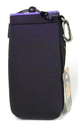 product Zing Large Drawstring Pouch Black with Blue Trim 