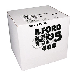 Ilford HP5+ 400 ISO <br>35mm x 36 exp. 50-roll pack