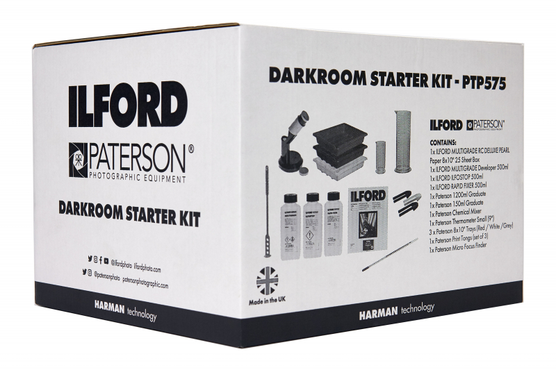 Ilford &amp; Paterson Darkroom Starter Kit box