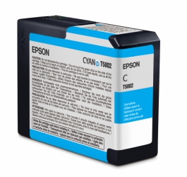 product Epson UltraChrome K3 Cyan Ink Cartridge (T580200) for 3800 and 3880 Inkjet Printer - 80ml
