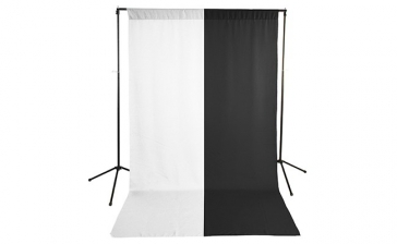 product Savage Economy Background Support Stand with White and Black Backdrops