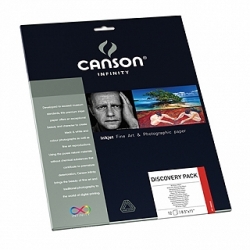 Canson Discovery Sample Pack Digital Fine Art Inkjet Paper 8.5x11/13 Sheets