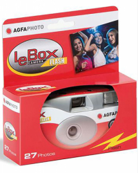Agfaphoto LeBox 400 ISO Flash Camera 35mm x 27 - Disposable Camera