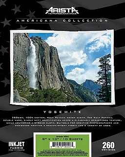 Arista Americana Collection Inkjet Fabric Yosemite- <br>260gsm 36 in x 40 ft. Roll
