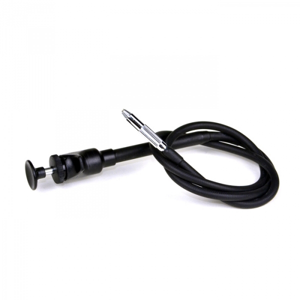 HP Gepe 20 in. Steel PVC Cable Release with Zeis rotating Tip Black