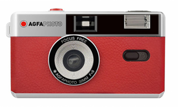 Agfaphoto Analogue 35mm Reusable Film Camera Red
