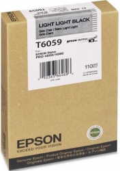 product Epson UltraChrome K3 Light Light Black Ink Cartridge (T606900) for 4800 and 4880 Inkjet Printer - 220ml