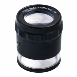 product ADOX Precision Loupe 10x with built-In LED Ring Light