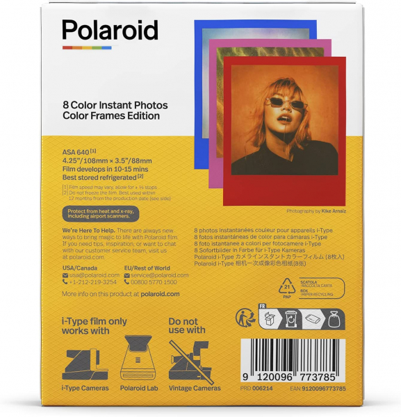 Color Film for Polaroid i-Type - Color Frame - photolix.fr