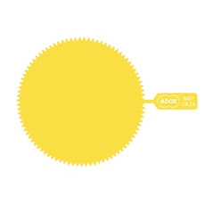 Adox Snap-On Yellow 8 Gelatine Filter - 62mm