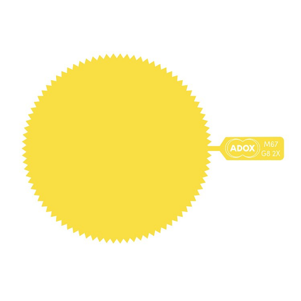 ADOX Snap-On Yellow #8 Gelatin Filters - 39MM 