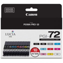 product Canon LUCIA PGI-72 Complete Ink Set - 10 pack