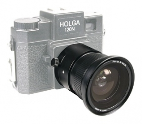 Holga Glass Fisheye Lens for Holga 120 Cameras - Black