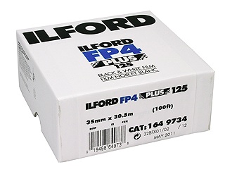 Ilford FP4+ 125 ISO <br>35mm x 100 ft.